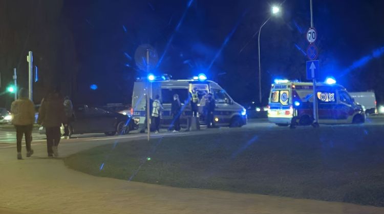 Wypadek na ulicy Witosa w Rzeszowie. Pieszy potrącony przez auto