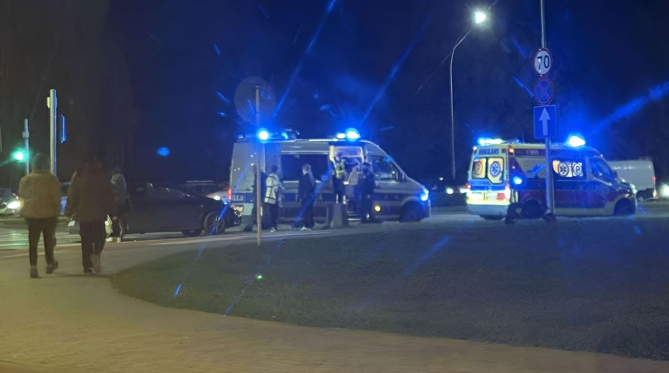 Wypadek na ulicy Witosa w Rzeszowie. Pieszy potrącony przez auto