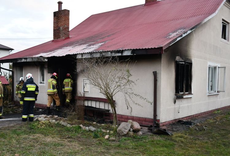 Tragiczny pożar w Giedlarowej. Nie żyje mężczyzna