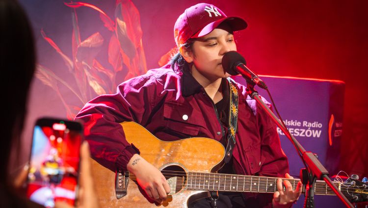 Kameralny występ Klaudii Dalive w Studiu Polskiego Radia Rzeszów [ZDJĘCIA, WIDEO]