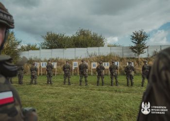 Przysięga żołnierzy 3. Podkarpackiej Brygady Obrony Terytorialnej w Jedliczu