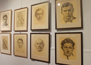 Uroczyste otwarcie wystawy prac Mariana Ruzamskiego w Muzeum-Zamku Tarnowskich