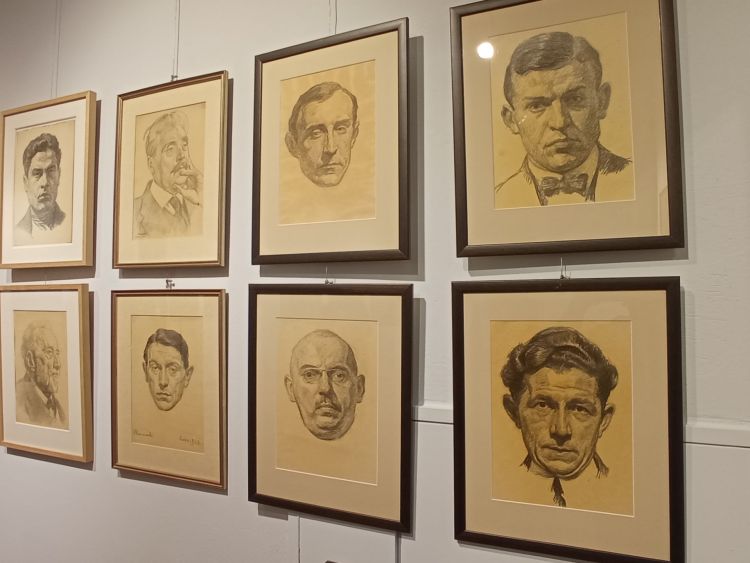 Uroczyste otwarcie wystawy prac Mariana Ruzamskiego w Muzeum-Zamku Tarnowskich