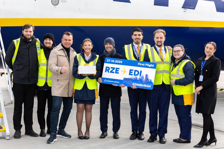 Nowe bezpośrednie loty z Rzeszowa do Edynburga – dwa razy w tygodniu