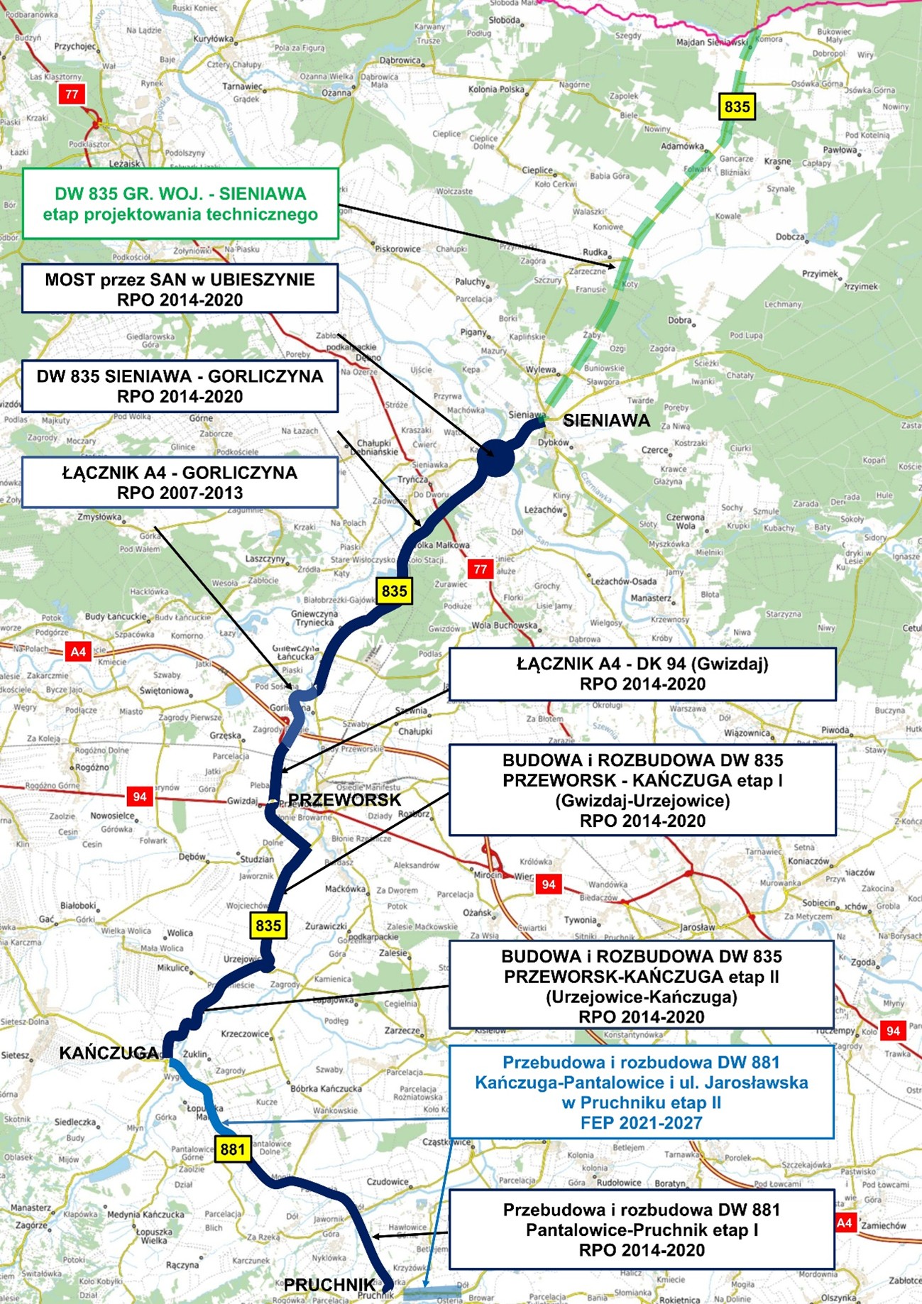 Droga wojewódzka 881 z Kańczugi do Pruchnika przekazana do użytku - Polskie Radio Rzeszów