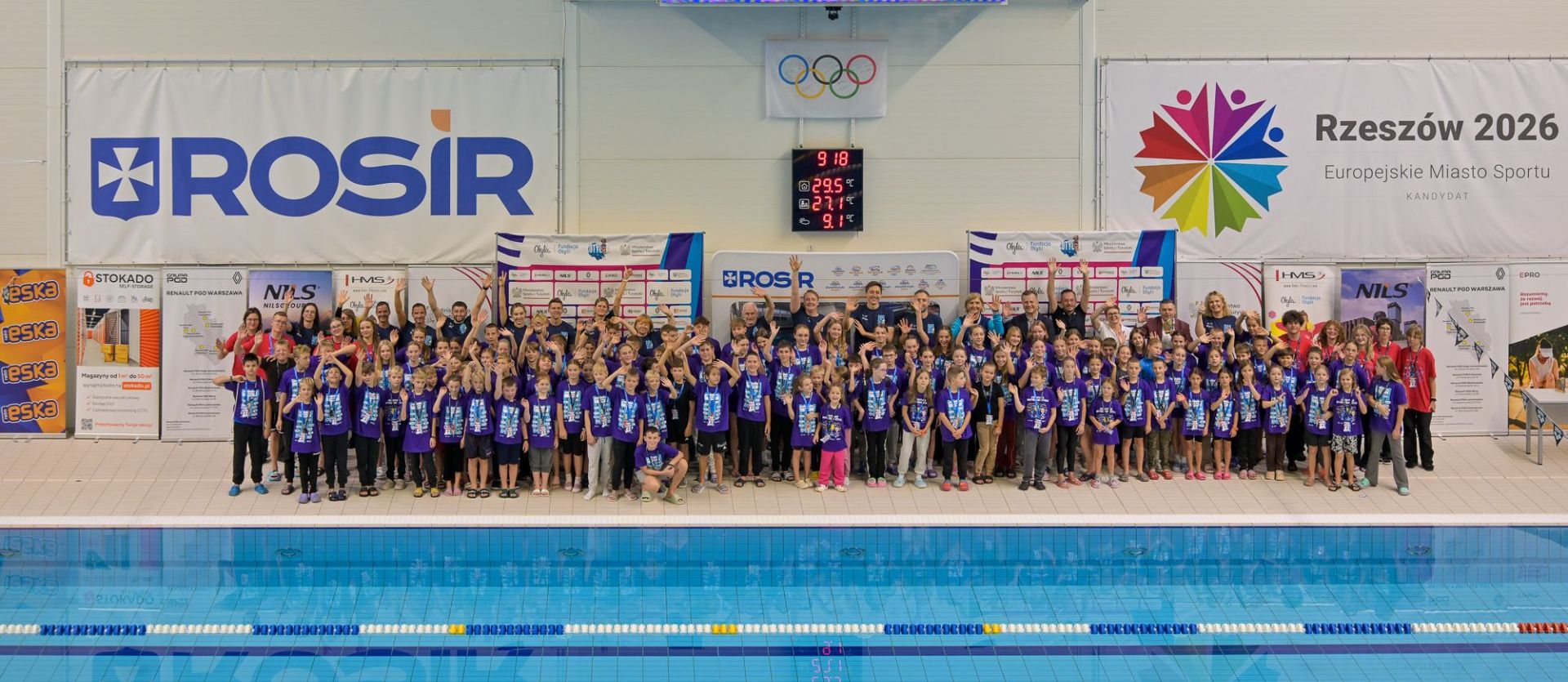 Pływackie zajęcia w Rzeszowie pod okiem mistrzyni olimpijskiej Otylii Jędrzejczak [ZDJĘCIA]