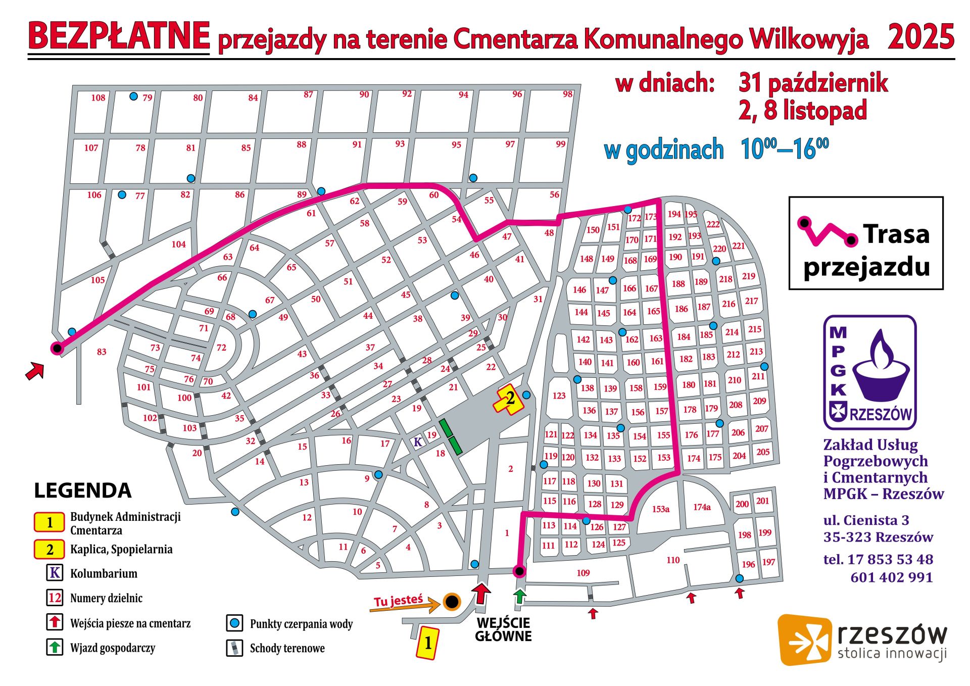 Bezpłatne przejazdy melexem po cmentarzu Wilkowyja. Pomoc dla seniorów - Polskie Radio Rzeszów