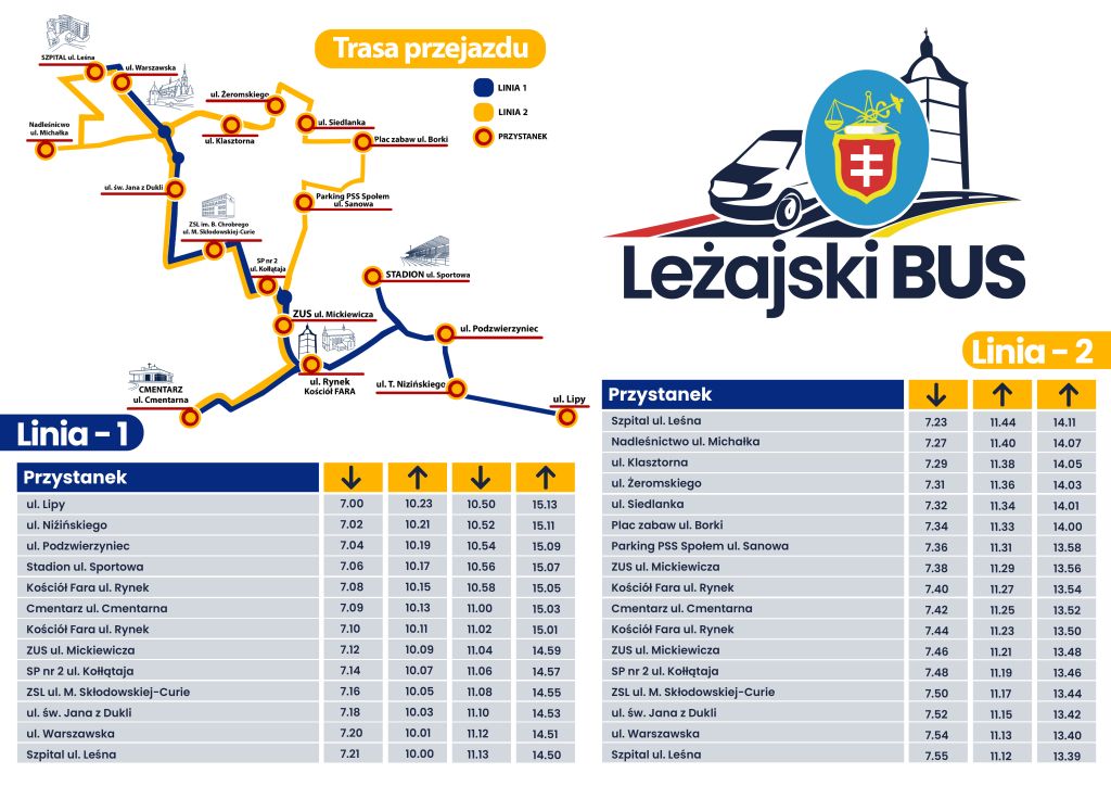 Leżajsk uruchomił bezpłatną komunikację miejską - Polskie Radio Rzeszów