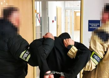 Tuż po oszustwie fałszywy policjant wpadł w ręce prawdziwych funkcjonariuszy [WIDEO]