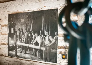 Bóbrka, jedna z najstarszych kopalni ropy naftowej na fotografiach