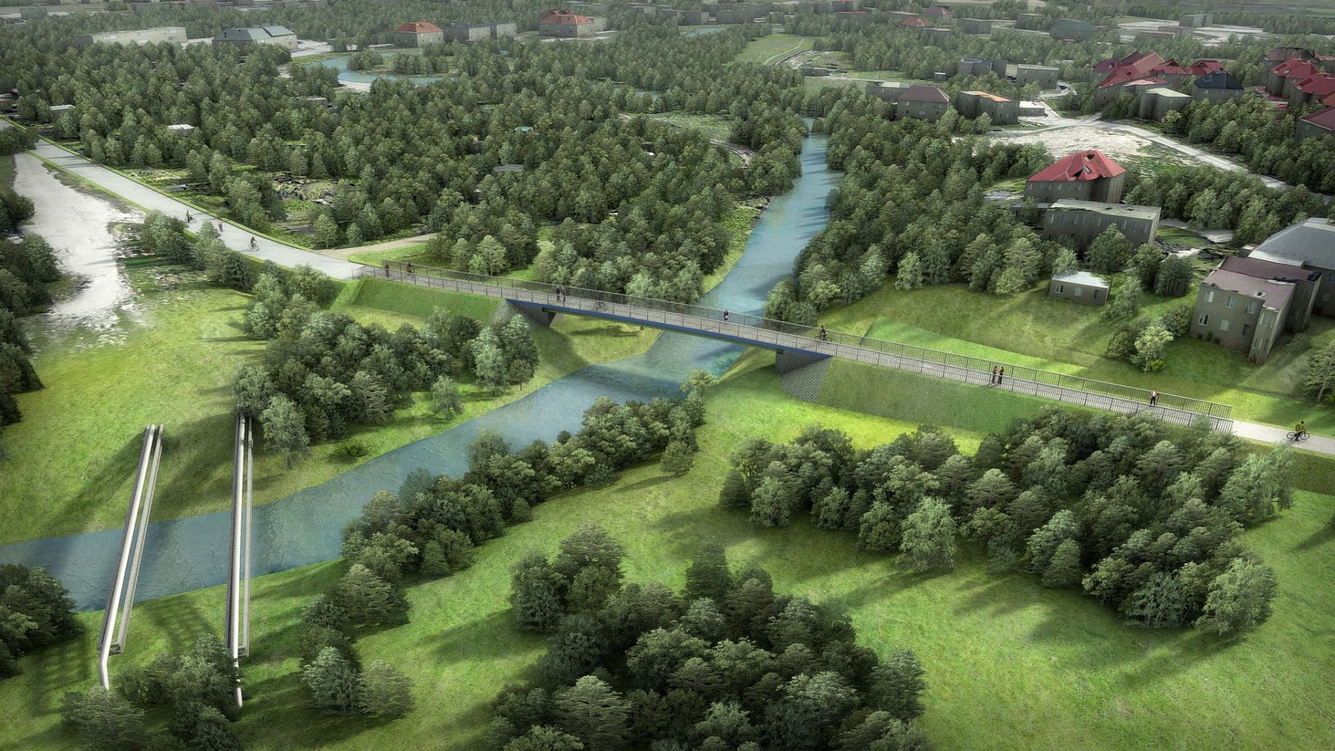 Na rzece Strug na osiedlu Drabinianka w Rzeszowie powstanie kładka