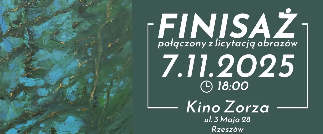 Charytatywna aukcja obrazów Dany Brzuzan w Kinie Zorza