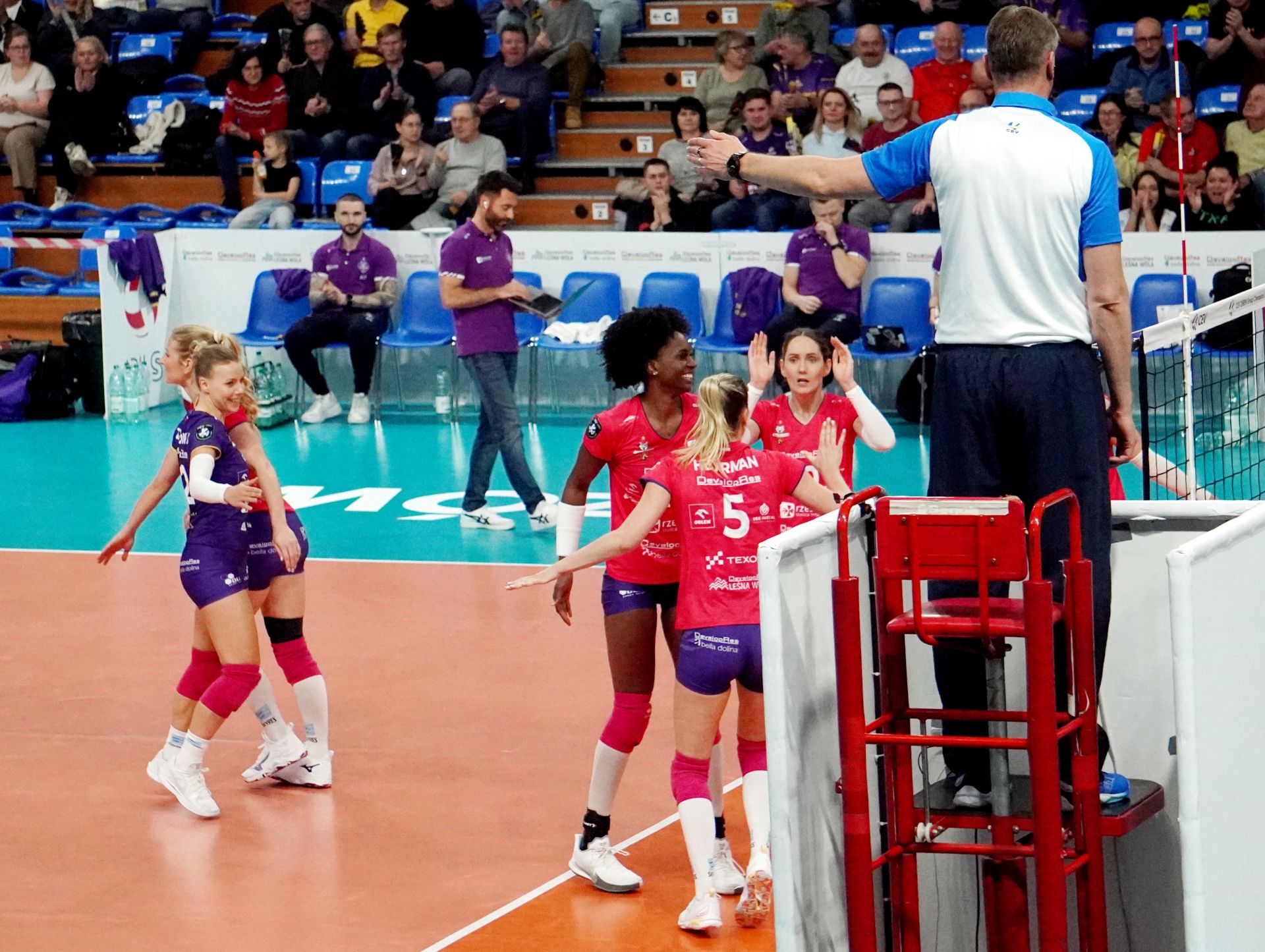 DevelopRes Rzeszów wygrywa z Maritzą Płowdiw na inaugurację Ligi Mistrzyń [ZDJĘCIA]