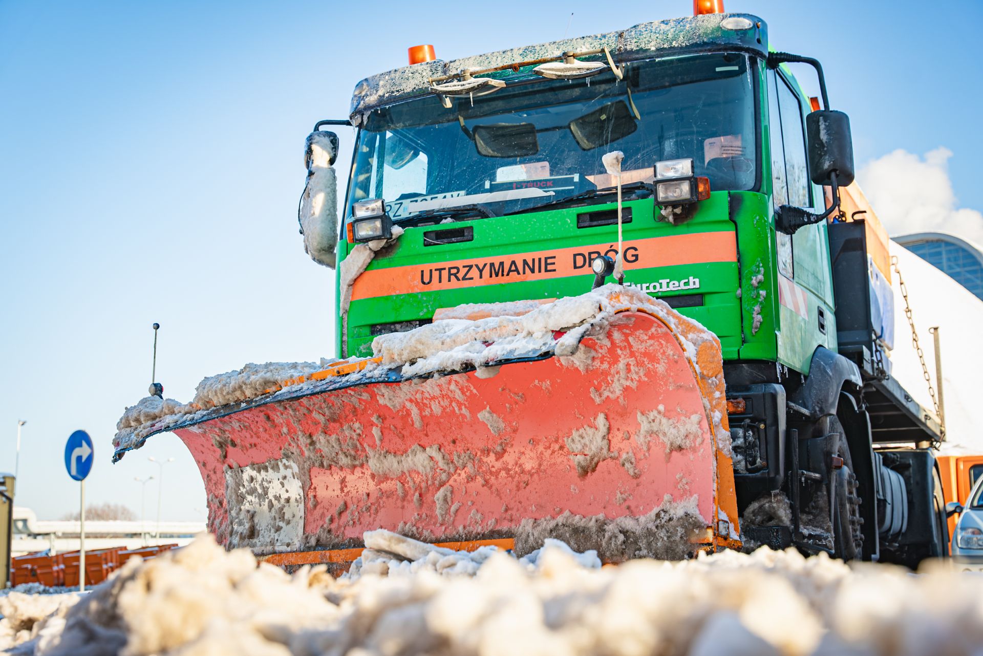Na drogach krajowych pracuje ponad 120 pługów