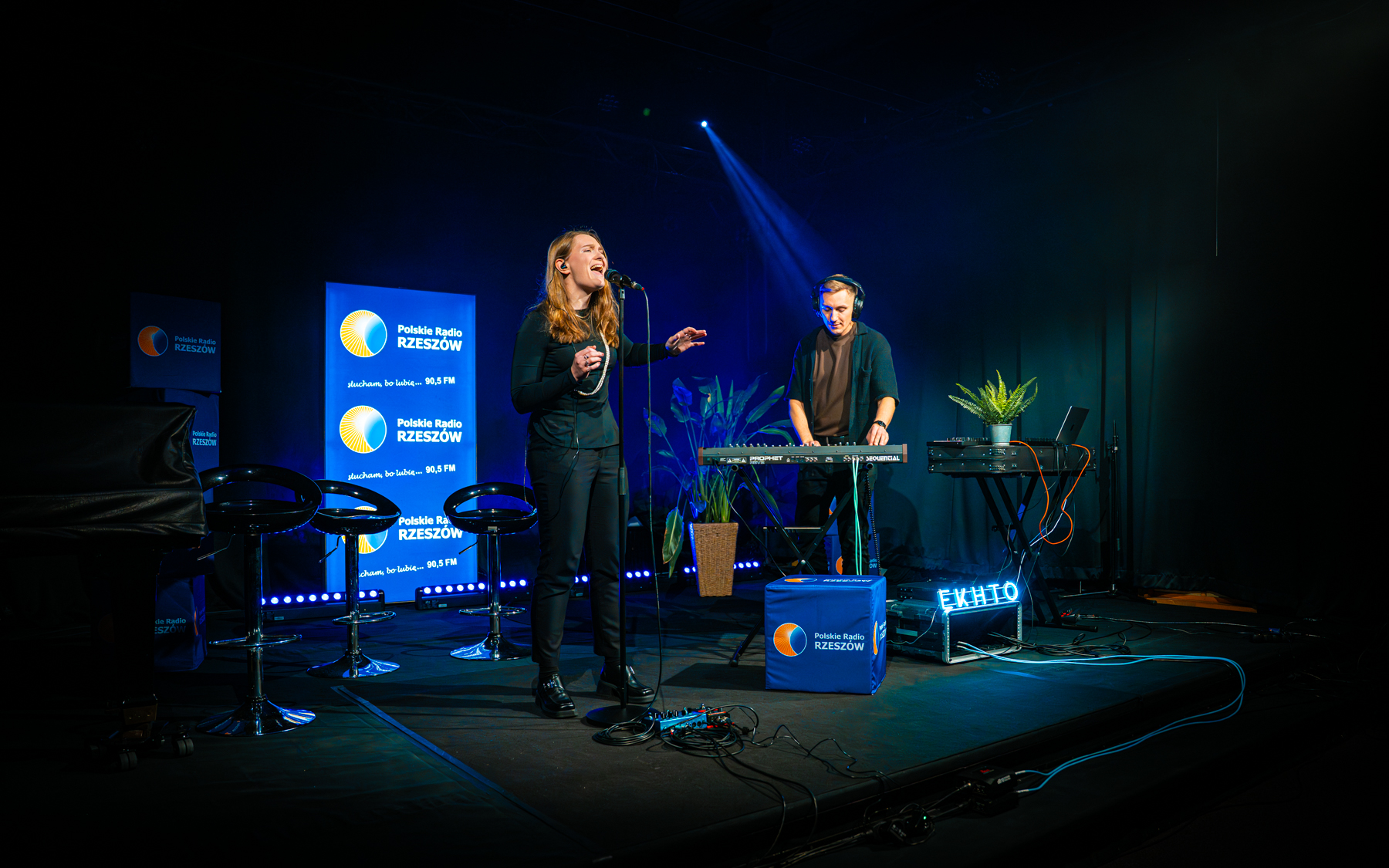 Duet EKHTO na scenie muzycznej Polskiego Radia Rzeszów [ZDJĘCIA]