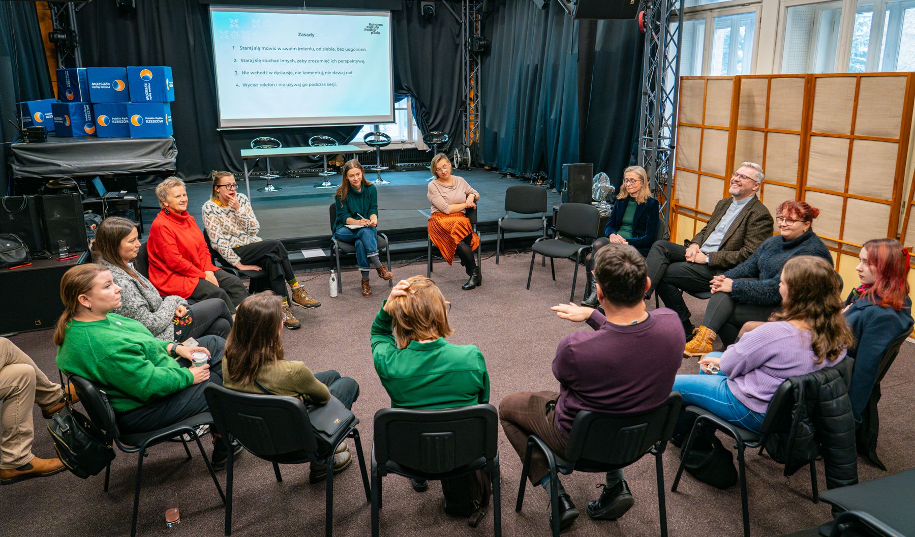 Warsztaty „Poszukiwanie tożsamości – Kultura Pogranicza” w Polskim Radiu Rzeszów [ZDJĘCIA]