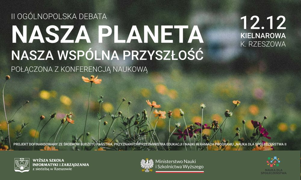 Debata "Nasza planeta, nasza wspólna przyszłość" - Polskie Radio Rzeszów