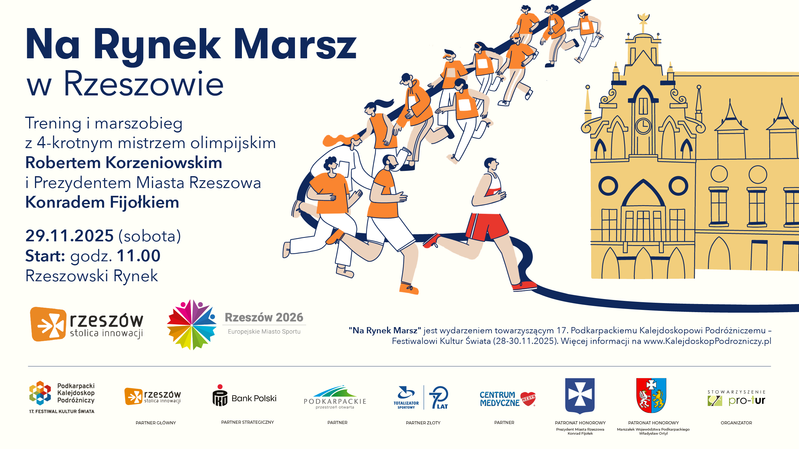 Robert Korzeniowski poprowadzi jutro trening na rzeszowskim Rynku - Polskie Radio Rzeszów