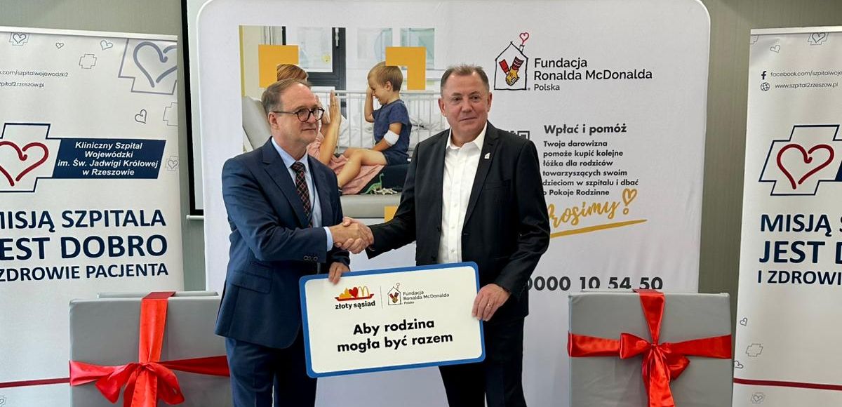 Nowe łóżka dla rodziców małych pacjentów w Klinicznym Szpitalu Wojewódzkim nr 2 w Rzeszowie