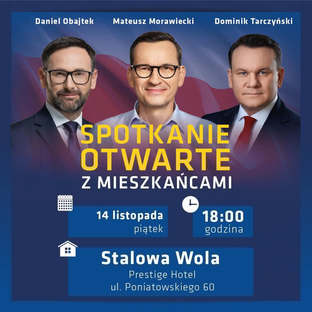 Spotkanie ze znanymi politykami PiS w Stalowej Woli - Polskie Radio Rzeszów