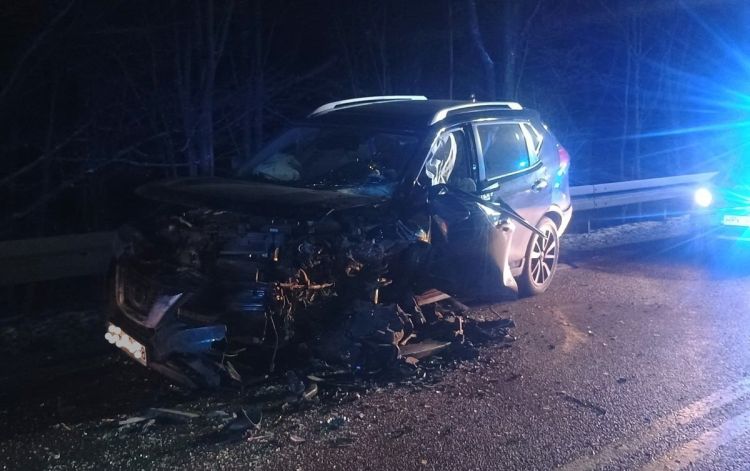 Uwaga Kierowcy! Czołowe zderzenie na&nbsp;DK19 w&nbsp;Orzechówce. Cztery osoby trafiły do&nbsp;szpitala [AKTUALIZACJA]