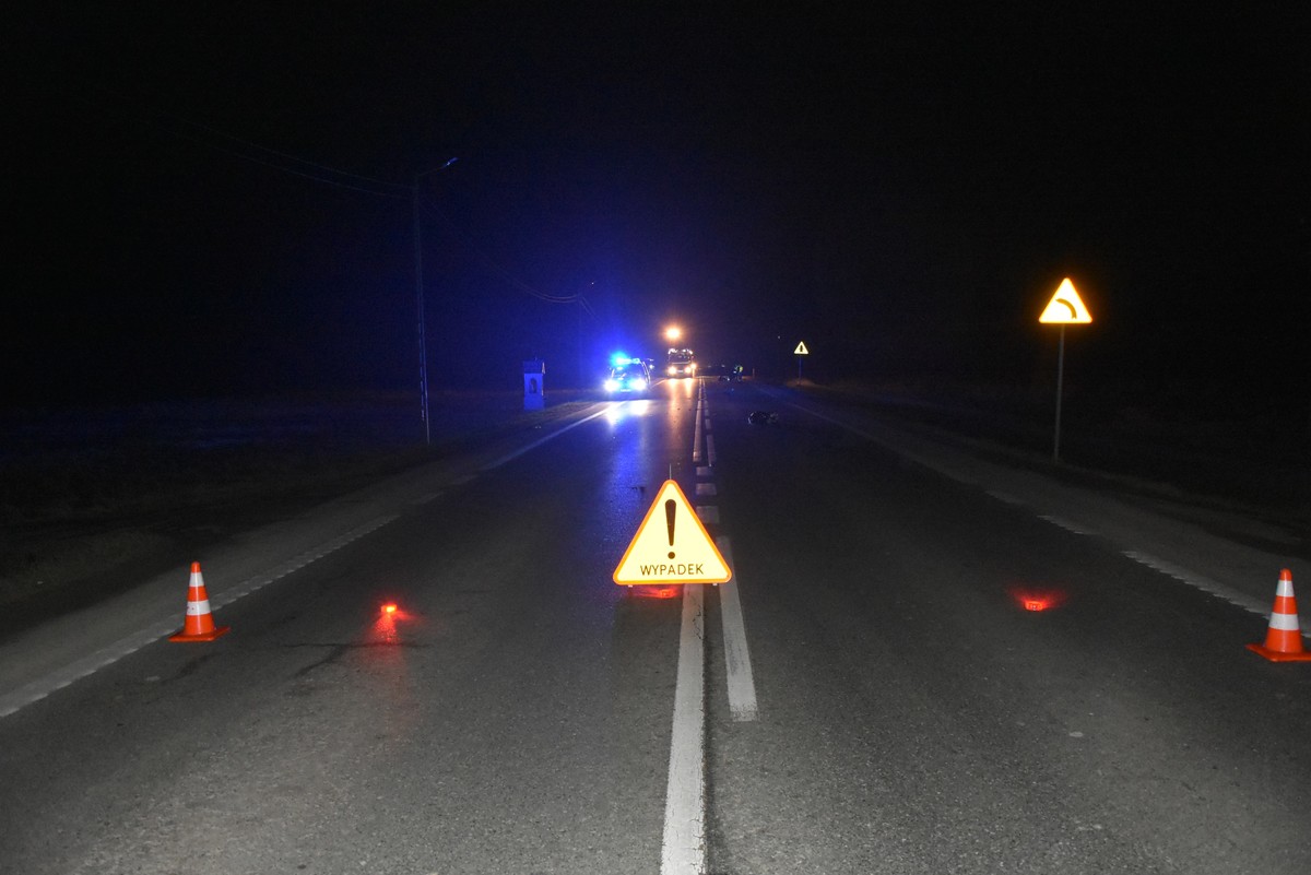 Śmiertelne potrącenie pieszego w&nbsp;Połomi w&nbsp;powiecie strzyżowskim