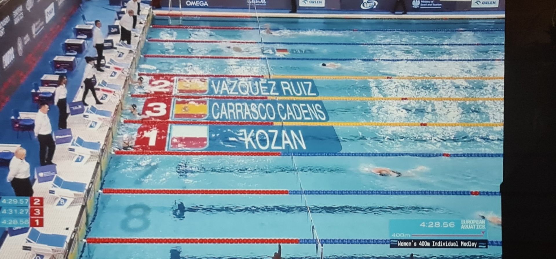 Drugie złoto Polaków na mistrzostwach Europy w Lublinie. Justina Kozan najlepsza na 400 m 7 - Polskie Radio Rzeszów Drugie złoto Polaków na mistrzostwach Europy w Lublinie. Justina Kozan najlepsza na 400 m