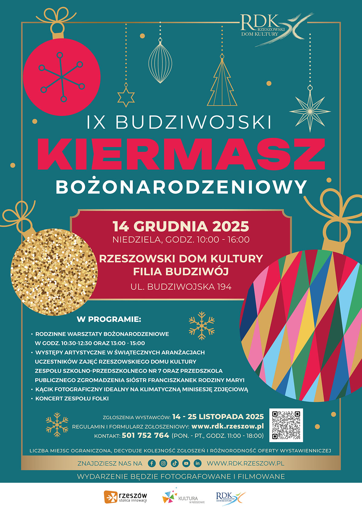 IX Budziwojski Kiermasz Bożonarodzeniowy w Rzeszowie już 14 grudnia 2 - Polskie Radio Rzeszów IX Budziwojski Kiermasz Bożonarodzeniowy w Rzeszowie już 14 grudnia - Polskie Radio Rzeszów