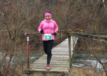 Zimowe zawody biegowe w Huwnikach