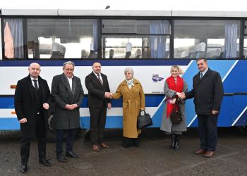 [ZDJĘCIA] PKS Jarosław wspiera Ukrainę i unowocześnia flotę. Autosan dla Chyrowa, nowe autobusy dla mieszkańców