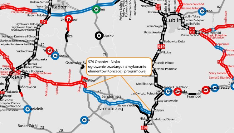 73 km nowej ekspresówki połączy Opatów z Niskiem