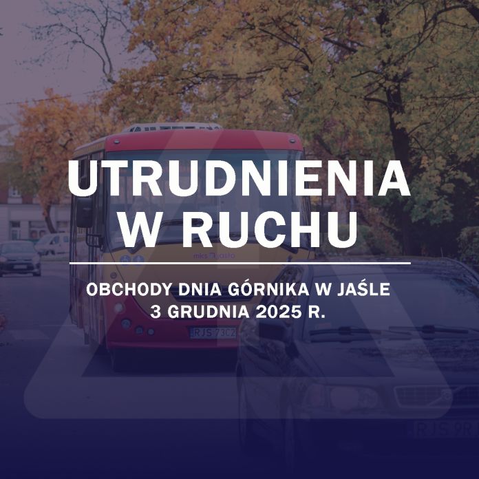 Utrudnienia w Jaśle podczas lokalnych obchodów Barbórki 2025
