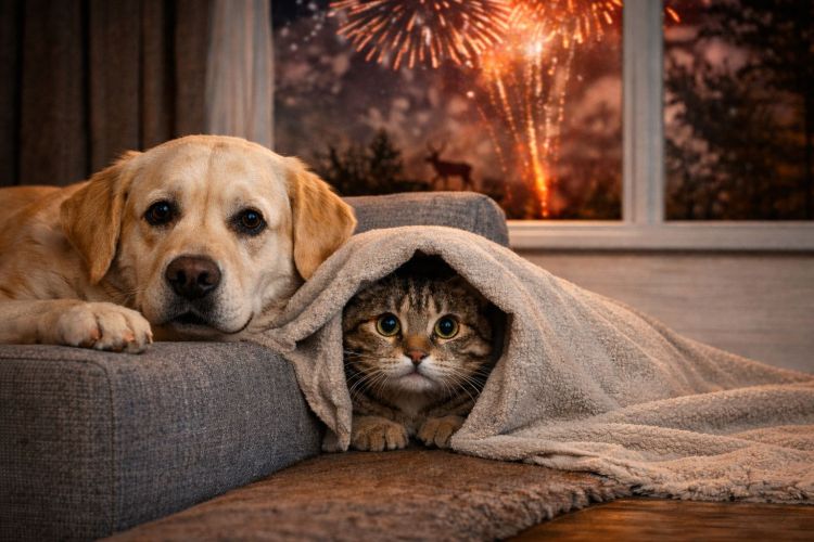 Fajerwerki a&nbsp;zwierzęta. Zadbajmy o&nbsp;swoich pupili w&nbsp;sylwestrową noc