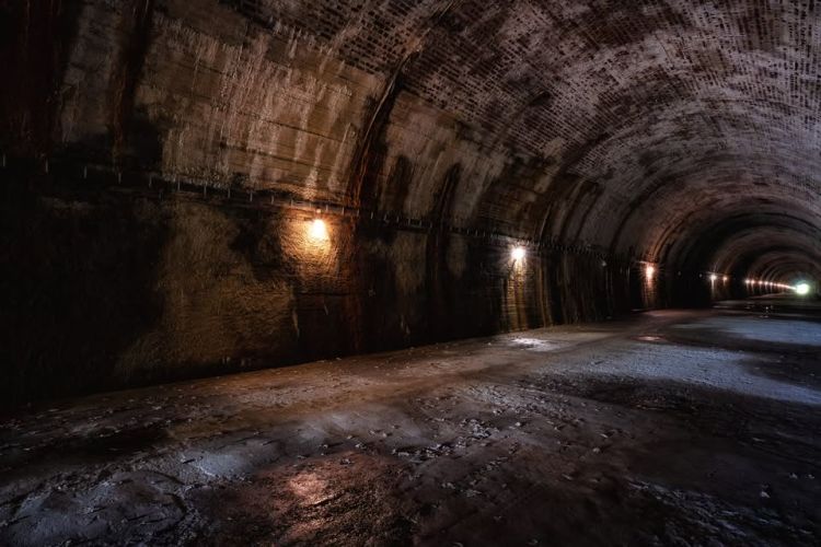 [WIDEO] Badanie tunelu schronowego w Strzyżowie z użyciem podwodnego drona