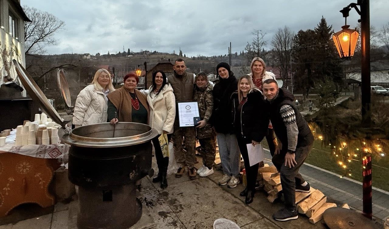 Rekord Ukrainy w&nbsp;przygotowaniu barszczu hetmańskiego padł w&nbsp;obwodzie lwowskim