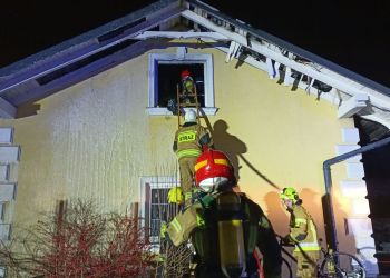 Pożary w&nbsp;Kielnarowej i&nbsp;Chmielniku. Nocna akcja strażaków