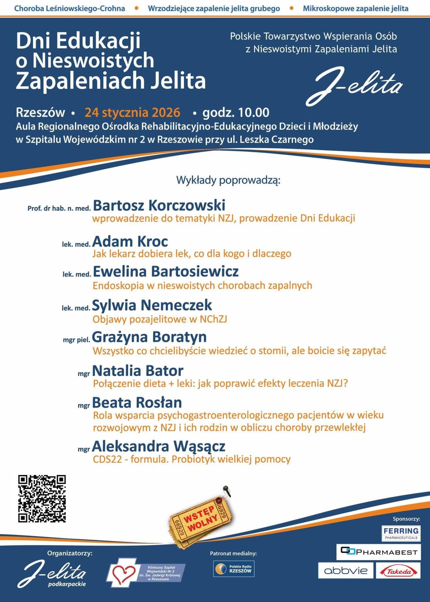 Dni Edukacji o Nieswoistych Zapaleniach Jelit w Rzeszowie. WOŚP dla oddziałów gastroenterologii dziecięcej 2 - Polskie Radio Rzeszów Dni Edukacji o Nieswoistych Zapaleniach Jelit w Rzeszowie. WOŚP dla oddziałów gastroenterologii dziecięcej - Polskie Radio Rzeszów