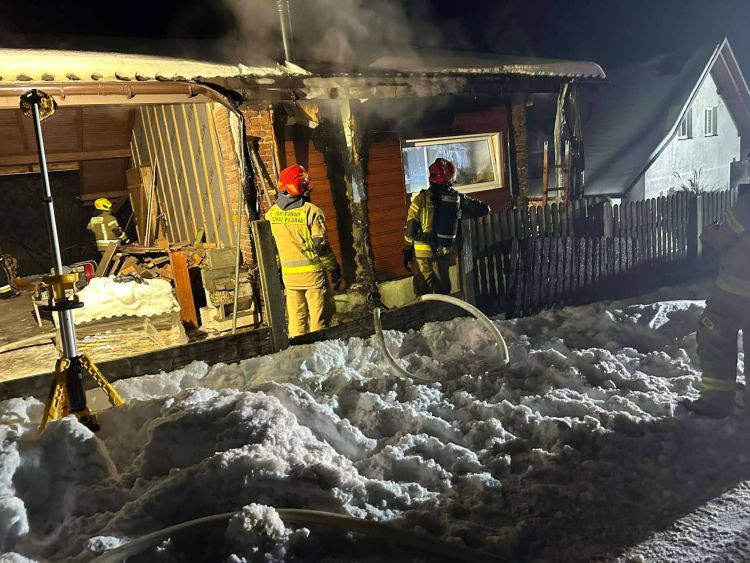 Nocne pożary na&nbsp;Podkarpaciu. Strażacy interweniowali w&nbsp;Bachowie i&nbsp;Humniskach