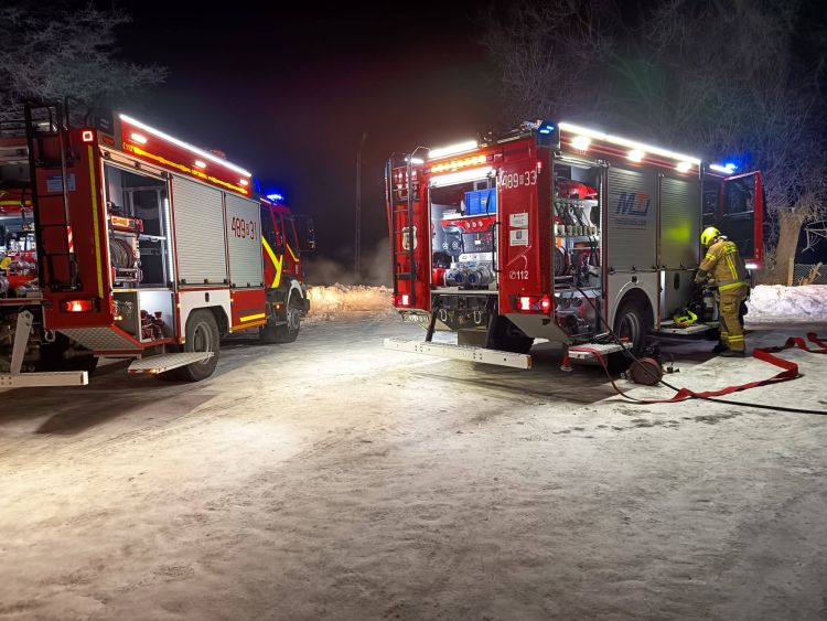 Pożar w&nbsp;przychodni w&nbsp;Narolu. Na&nbsp;miejscu działało kilka służb ratunkowych
