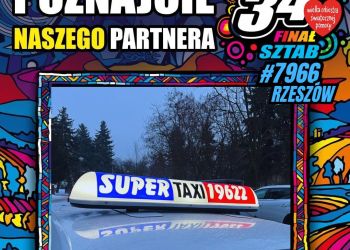Rzeszowskie Super Taxi wspiera Wielką Orkiestrę Świątecznej Pomocy