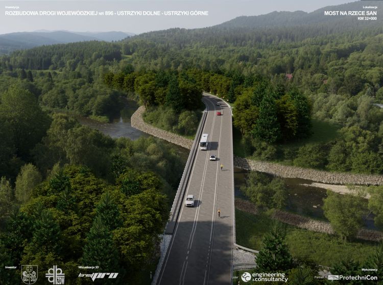 Jest zgoda na&nbsp;rozbudowę pierwszego odcinka Wielkiej Pętli Bieszczadzkiej [WIZUALIZACJE]