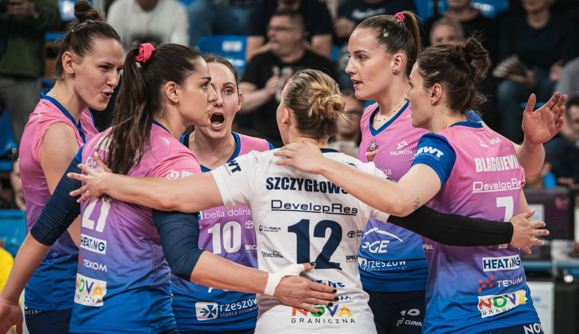 Siatkarki DevelopRes wygrywają z&nbsp;zespołem PGE Budowlani Łódź