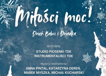 „Miłości moc!” – zimowy koncert pełen ciepła w&nbsp;Tarnobrzeskim Domu Kultury