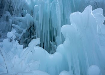 Lodowe ściany w&nbsp;Rudawce Rymanowskiej