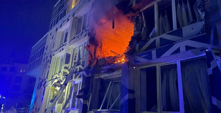 Rosyjski atak na&nbsp;klinikę w&nbsp;Kijowie