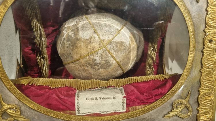 Czaszka św.&nbsp;Walentego w&nbsp;Przemyślu. Relikwia w&nbsp;podziemiach Archikatedry dostępna przez&nbsp;cały rok