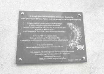 Tablica ku&nbsp;czci strajków NZS zostanie odsłonięta w&nbsp;Rzeszowie