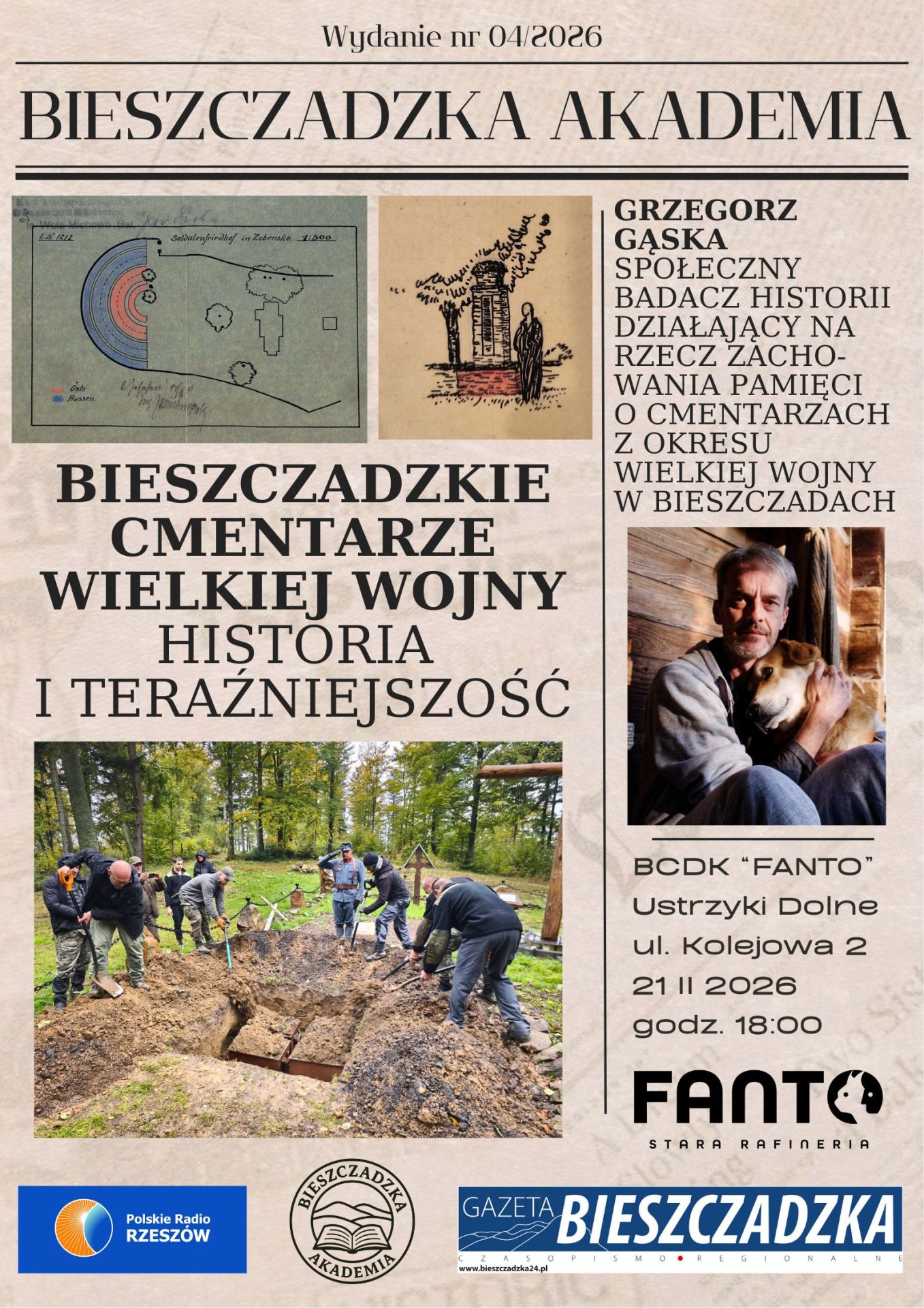 Bieszczadzkie cmentarze Wielkiej Wojny - historia i teraźniejszość - Polskie Radio Rzeszów