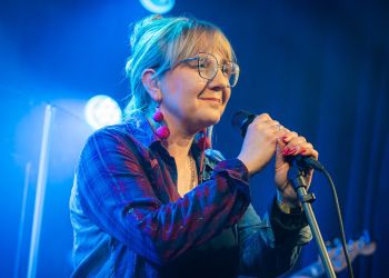 Magda Adamek z&nbsp;zespołem w&nbsp;Polskim Radiu Rzeszów