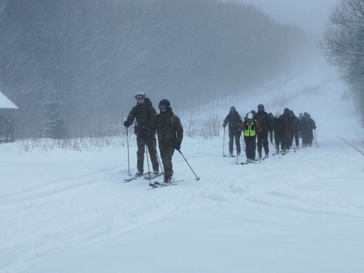 W&nbsp;Bieszczadach trwa skiturowe szkolenie Bieszczadzkiego Oddziału Straży Granicznej